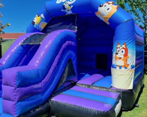 Bluey Castle with Slide. 